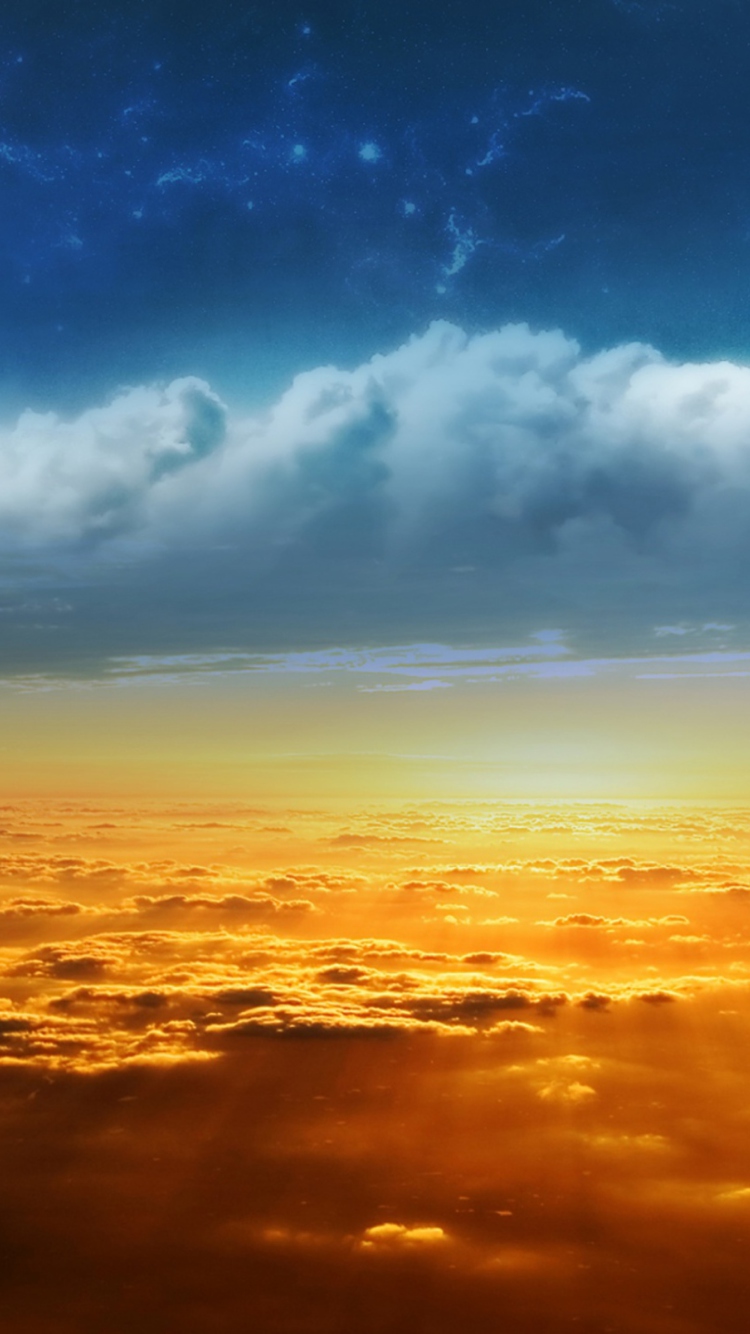 Behind The Clouds wallpaper 750x1334