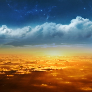 Behind The Clouds Wallpaper for HP TouchPad