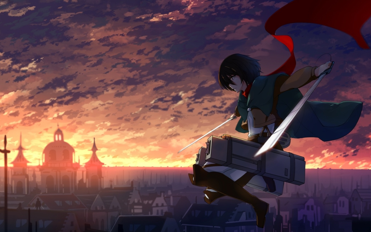 Mikasa Ackerman Attack on Titan wallpaper 1280x800