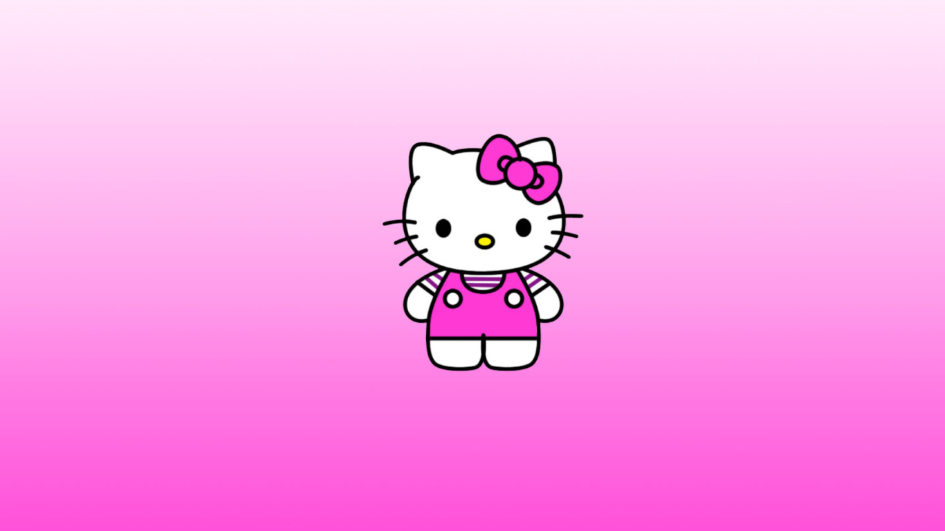 Das Hello Kitty Wallpaper 1366x768