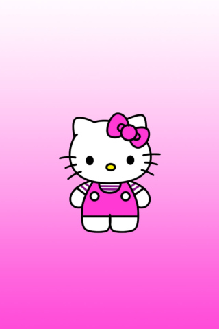 Fondo de pantalla Hello Kitty 320x480