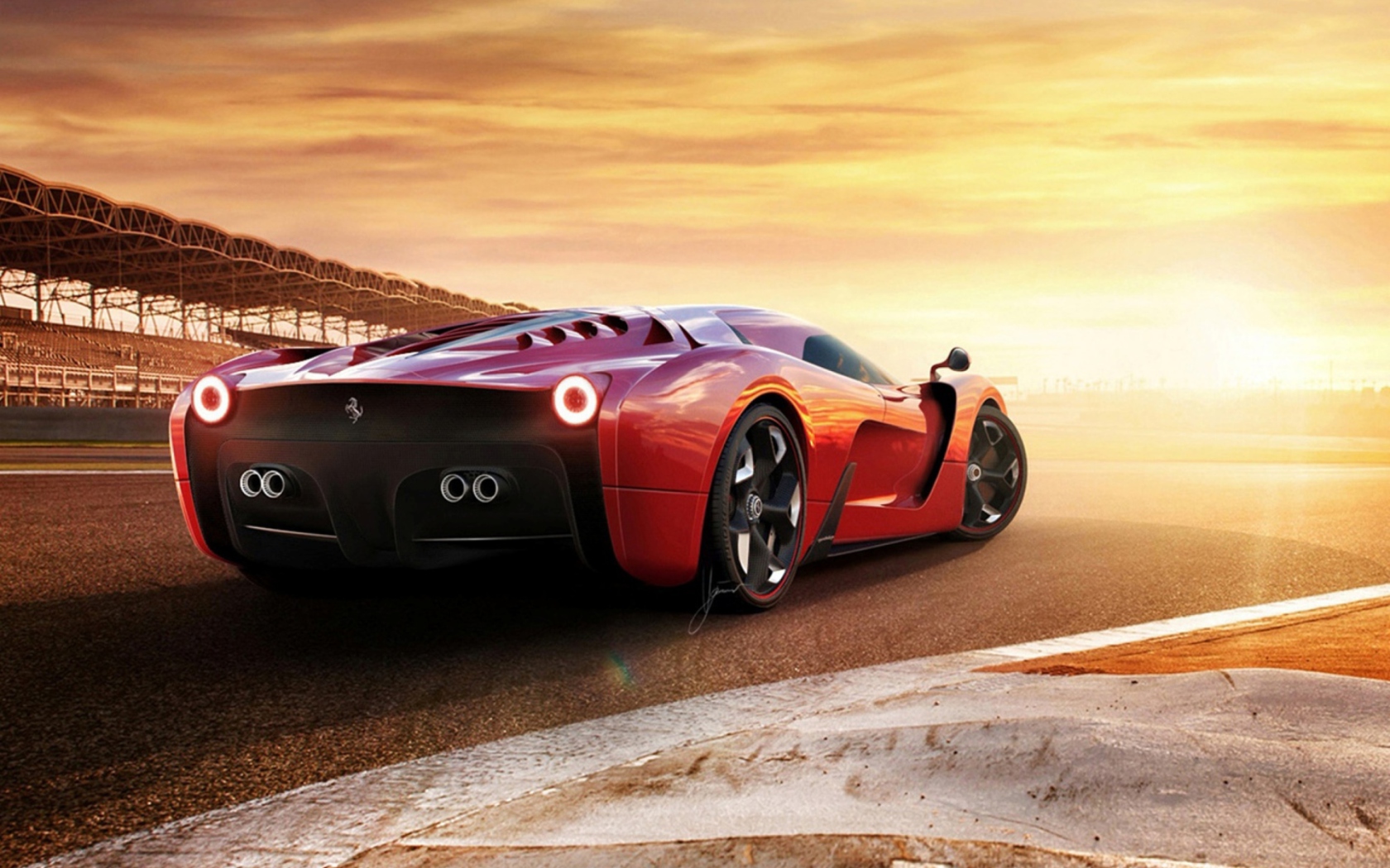 Screenshot №1 pro téma Ferrari 458 1680x1050