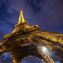 Fondo de pantalla Eiffel Tower 128x128