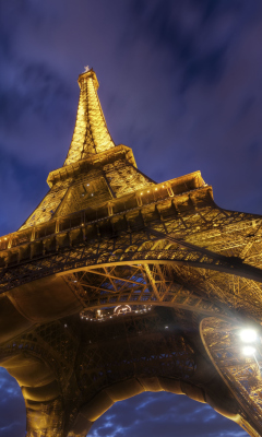 Fondo de pantalla Eiffel Tower 240x400