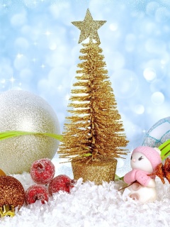 Das Christmas gifts Wallpaper 240x320