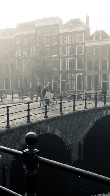 Misty Amsterdam wallpaper 360x640