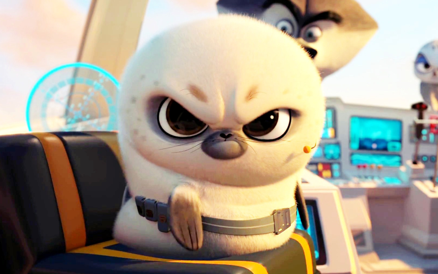 Penguins Of Madagascar Angry Seal screenshot #1 1440x900