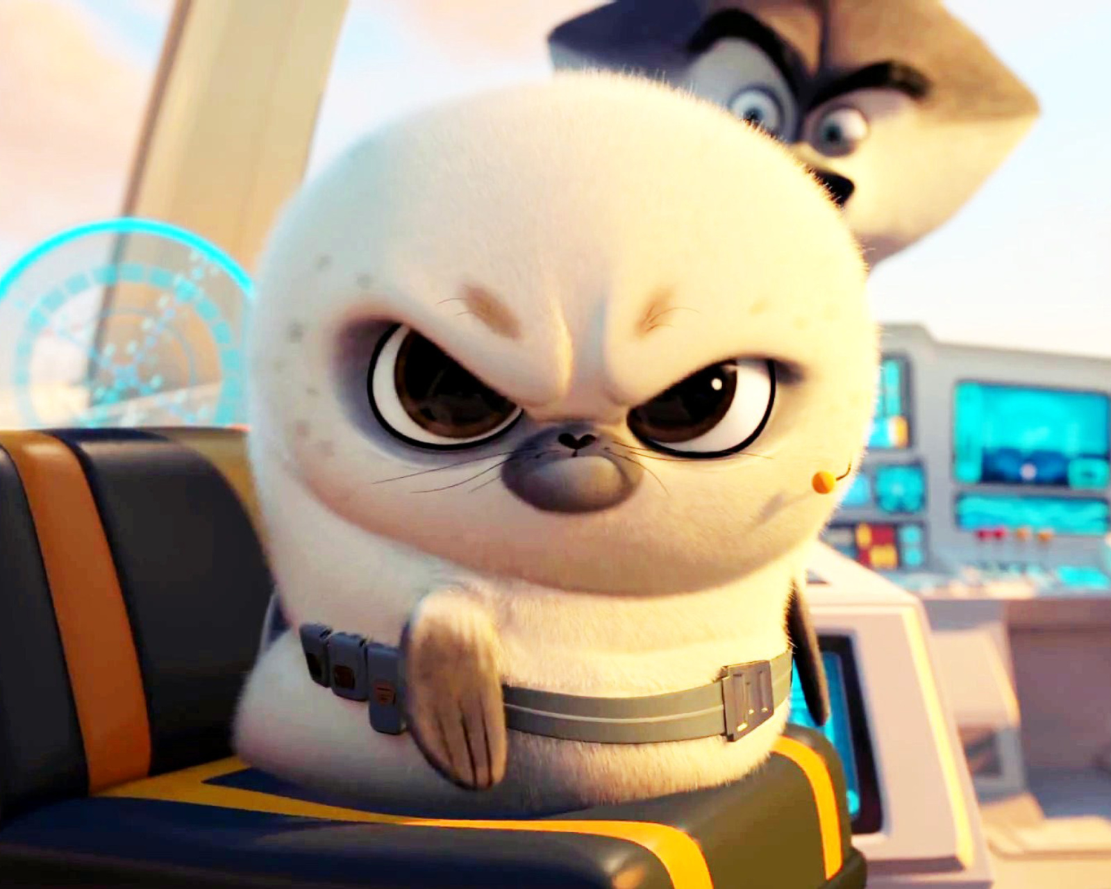 Screenshot №1 pro téma Penguins Of Madagascar Angry Seal 1600x1280