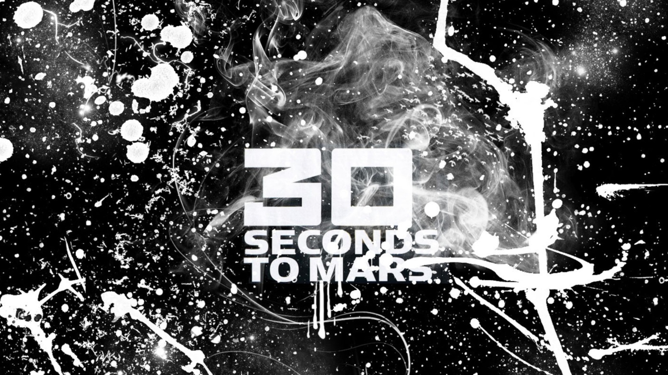 Fondo de pantalla Thirty Seconds To Mars 1366x768