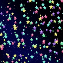 Sfondi Colorful Stars 208x208