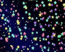 Colorful Stars wallpaper 220x176