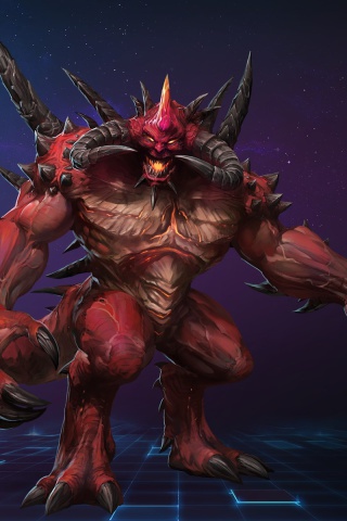 Das Heroes of the Storm Battle Video Game Wallpaper 320x480