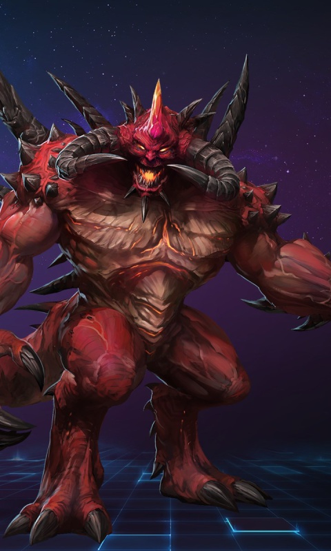 Sfondi Heroes of the Storm Battle Video Game 480x800