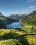 Screenshot №1 pro téma Lake In Austria 128x160
