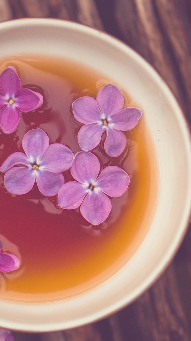 Обои Lilac Tea 750x1334