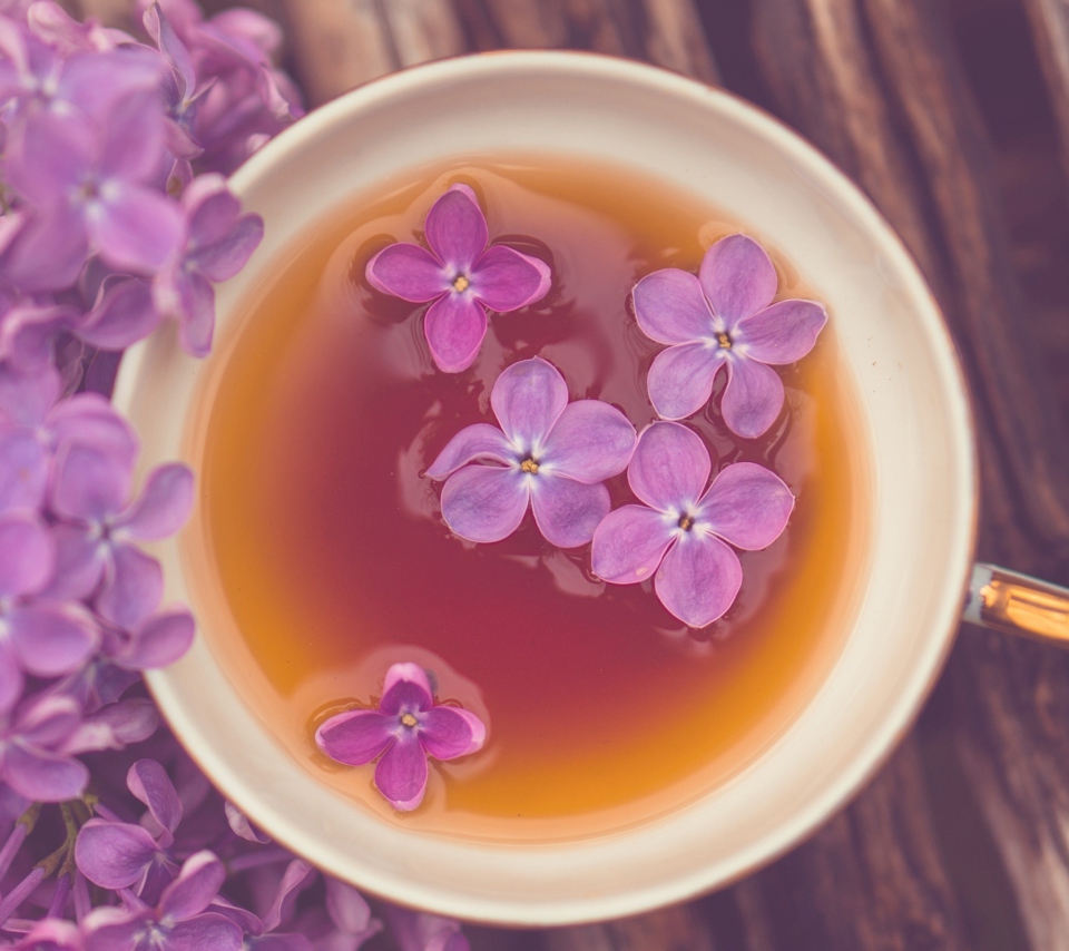 Lilac Tea wallpaper 960x854