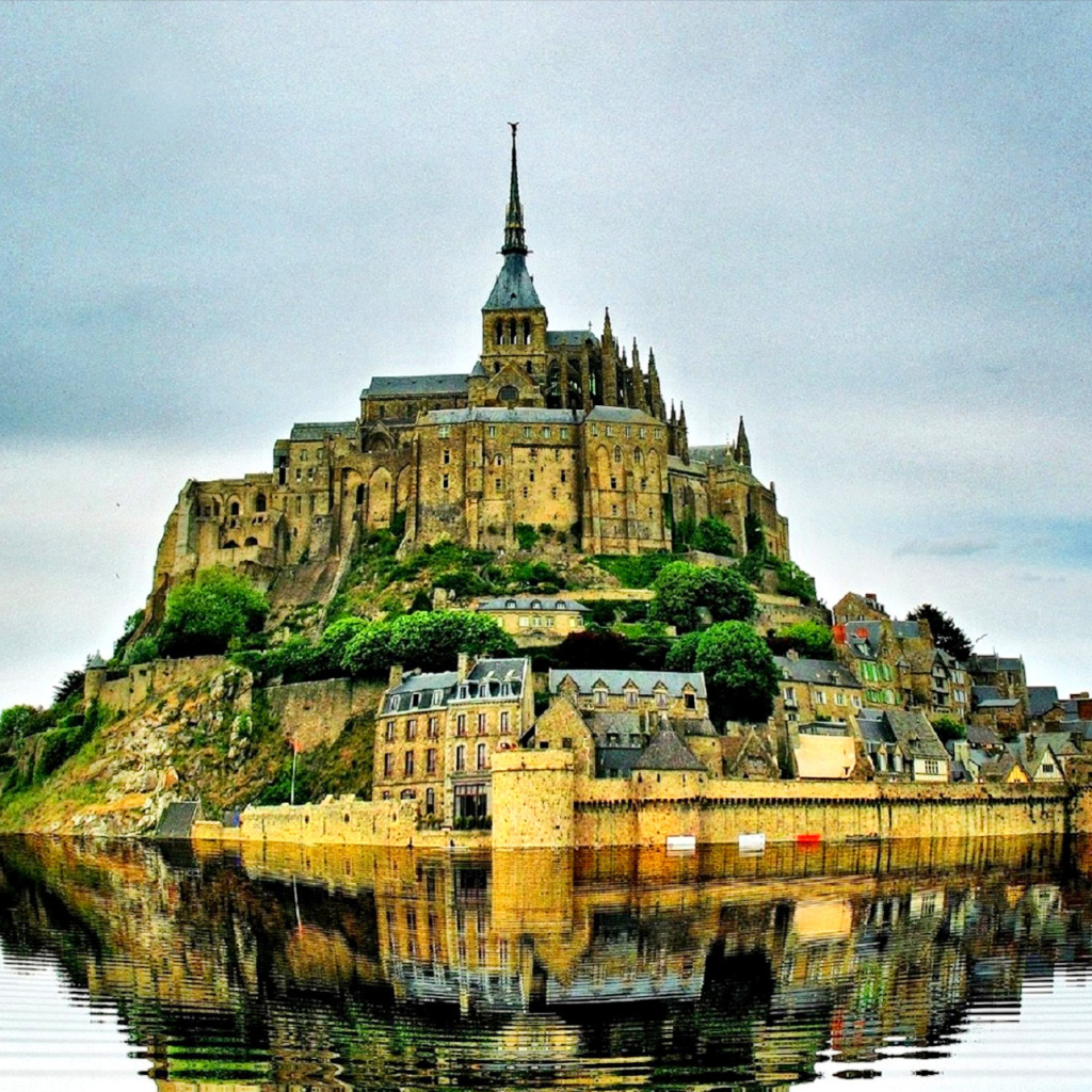 Sfondi Normandy, Mont Saint Michel 1024x1024