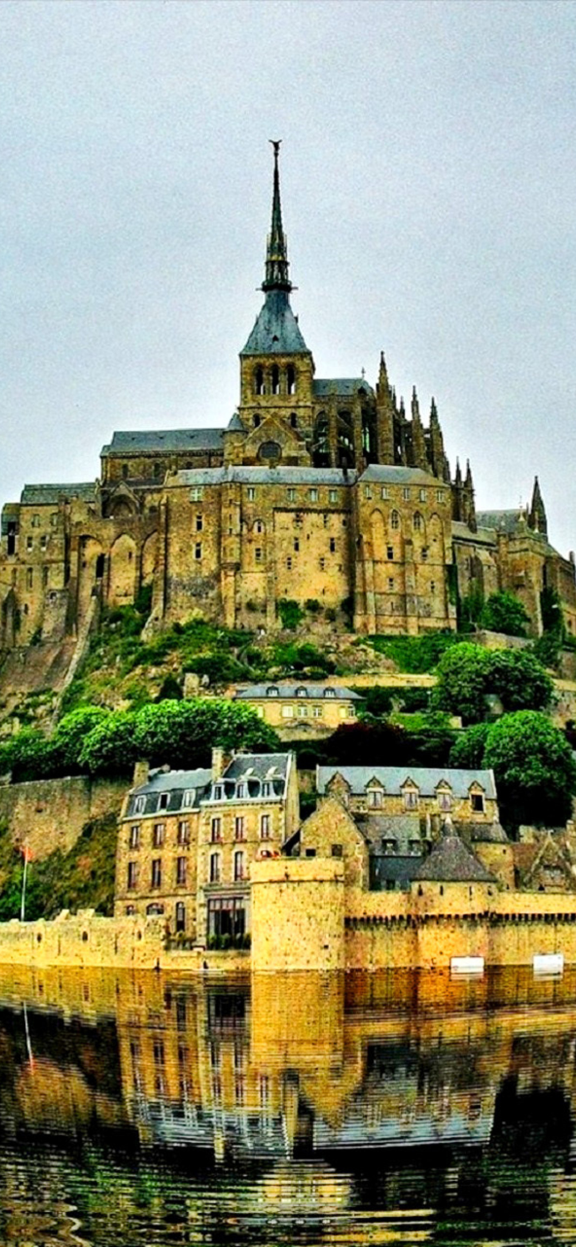 Sfondi Normandy, Mont Saint Michel 1170x2532