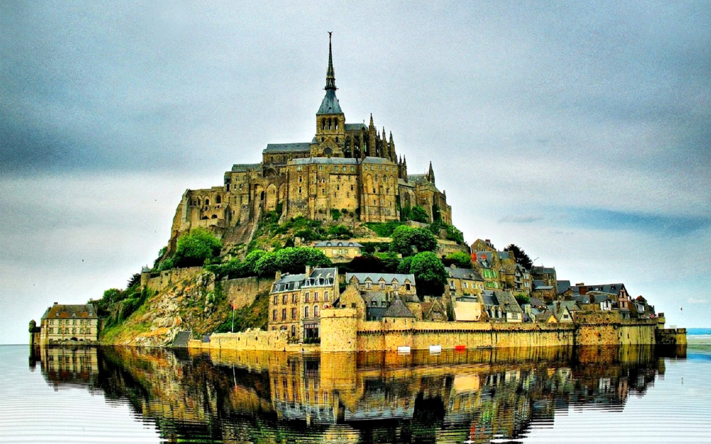 Screenshot №1 pro téma Normandy, Mont Saint Michel 1440x900