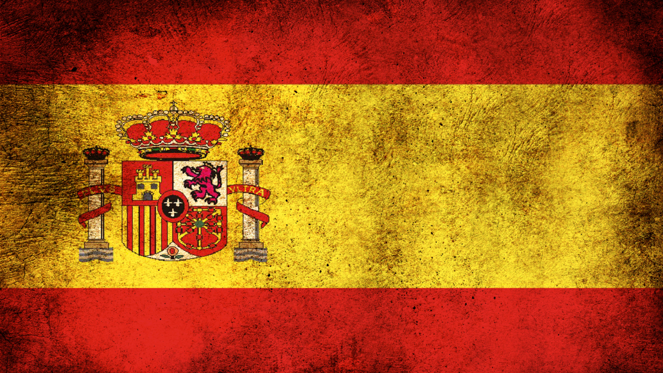 Das Bandera de España - Flag of Spain Wallpaper 1366x768