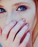 Blue Eyes And Freckles screenshot #1 128x160
