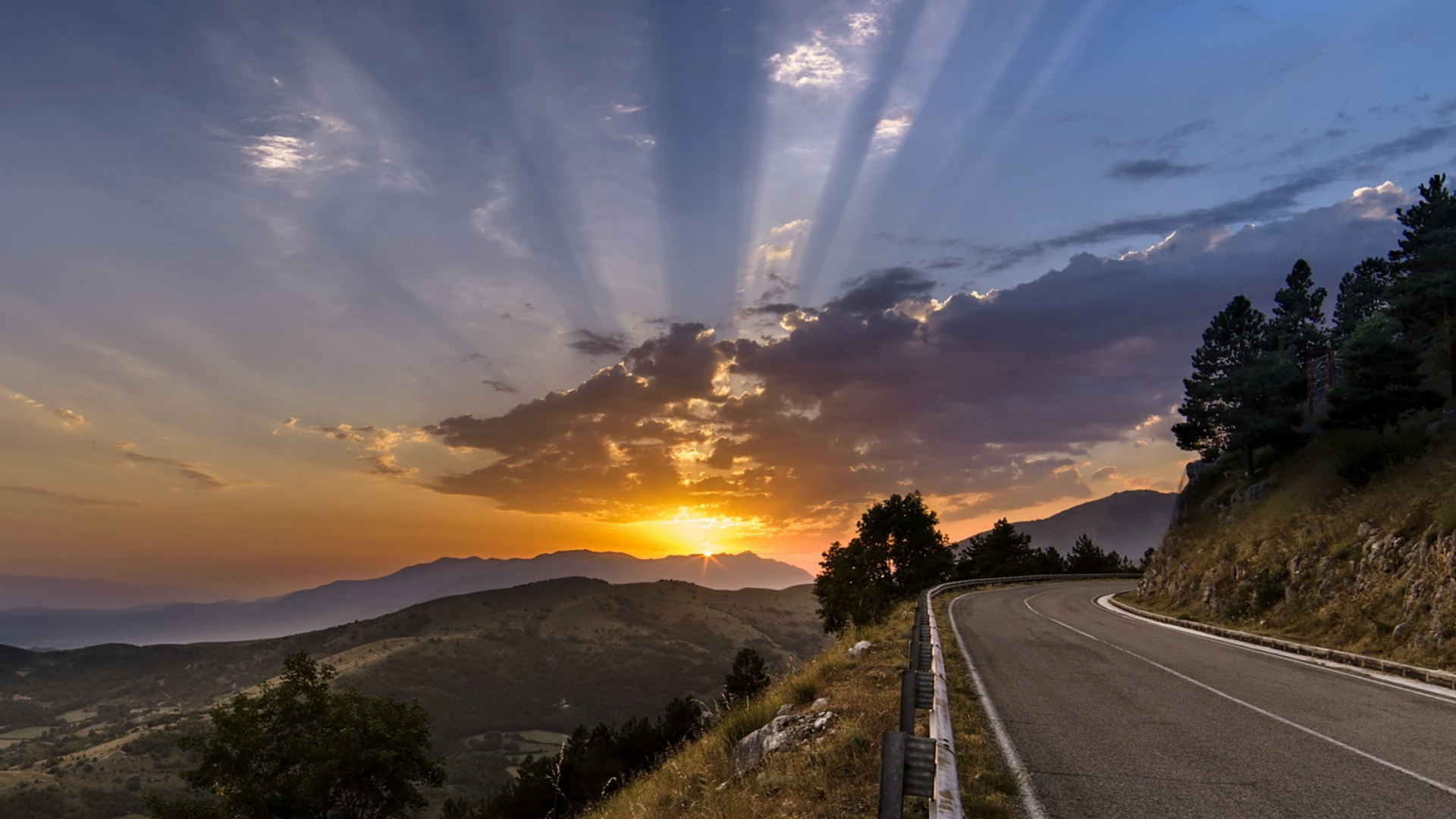 Sfondi Evening Sunlight 1920x1080