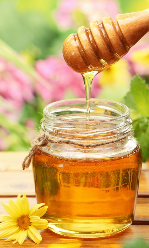 Das Honey Jar Wallpaper 480x800