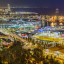 Barcelona Marina wallpaper 128x128