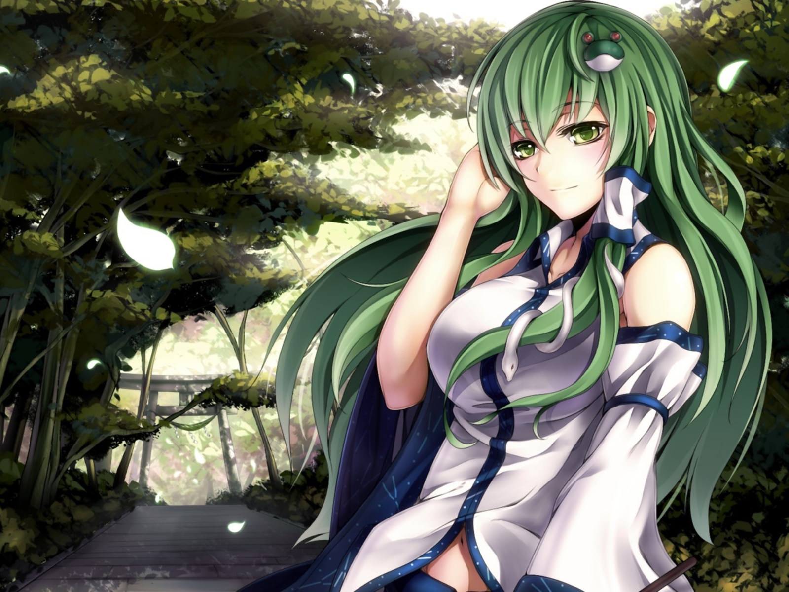 Kochiya Sanae wallpaper 1600x1200