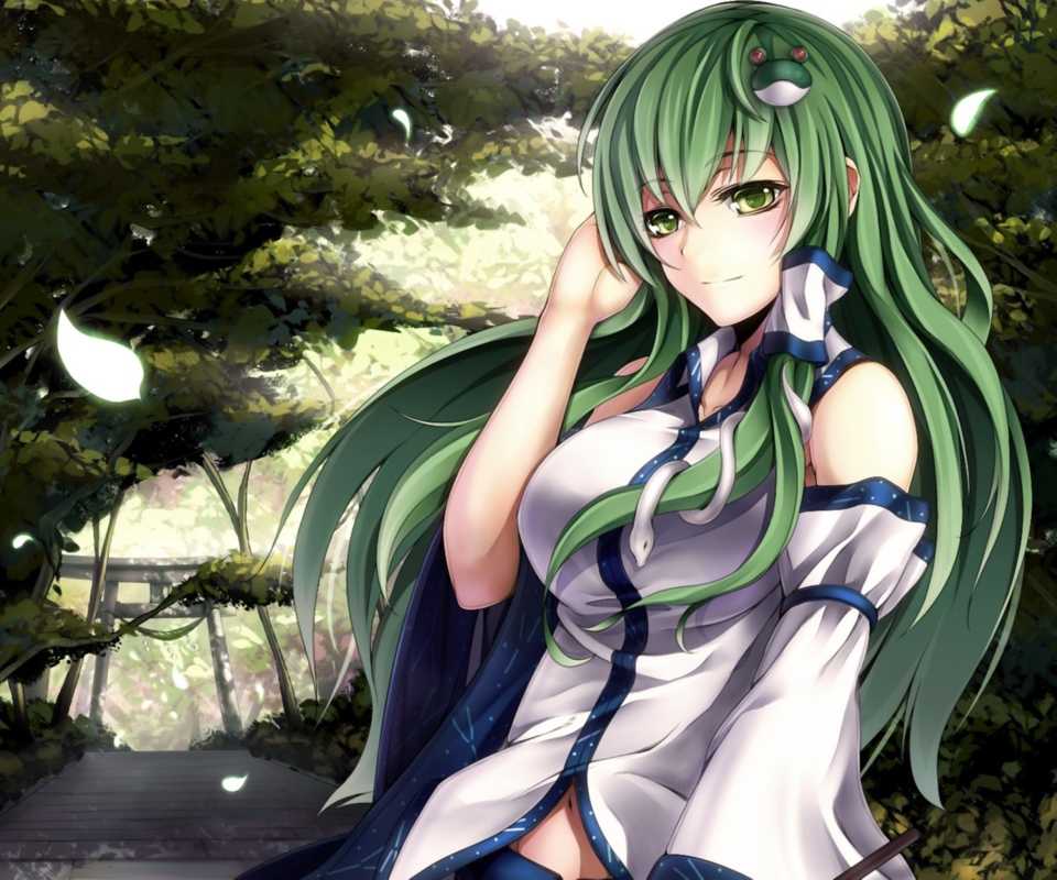 Kochiya Sanae wallpaper 960x800