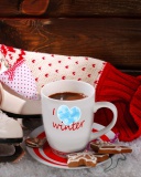 Hot Mulled Wine Merry XMAS wallpaper 128x160