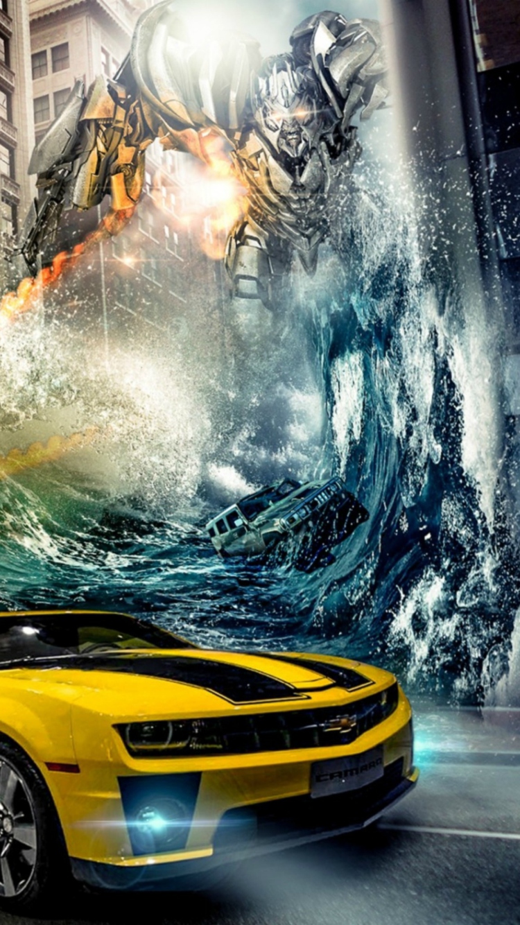 Bumble bee robot of yellow car wallpaper APK pour Android Télécharger