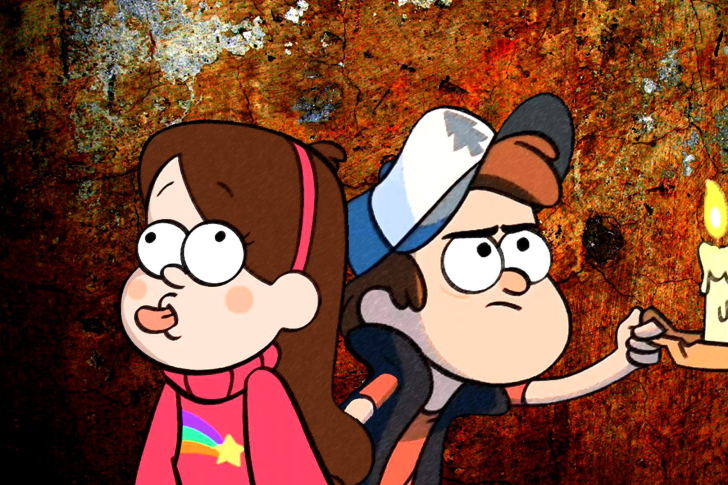 Das Mabel and Dipper in Gravity Falls Wallpaper