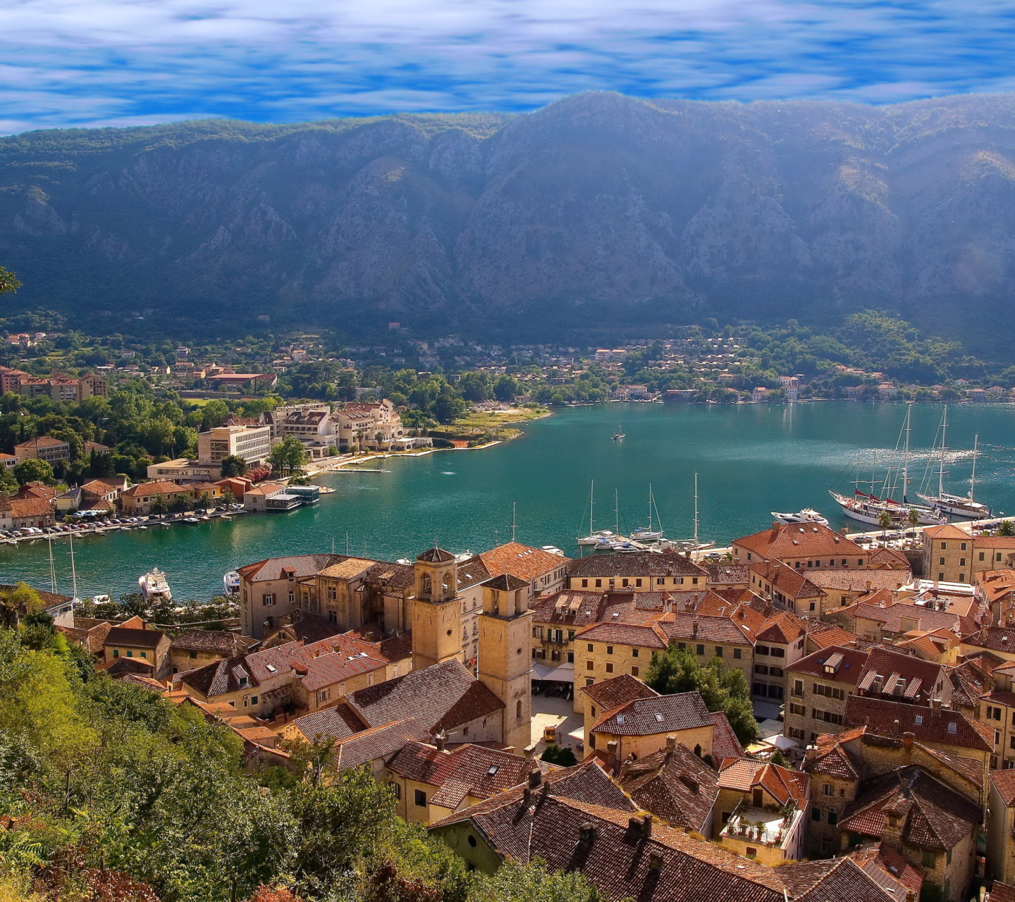 Fondo de pantalla Kotor Scenic, Montenegro 1440x1280