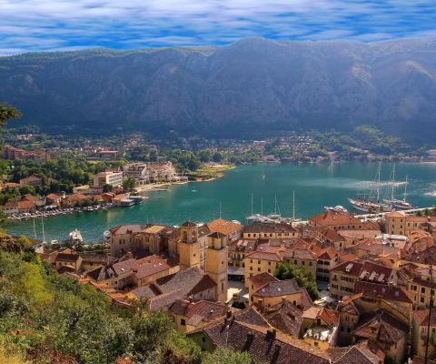 Fondo de pantalla Kotor Scenic, Montenegro 480x400