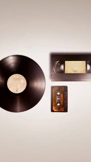 Das Video cassette and Audio Cassette Wallpaper 360x640