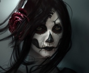 Screenshot №1 pro téma Beautiful Skull Face Painting 176x144