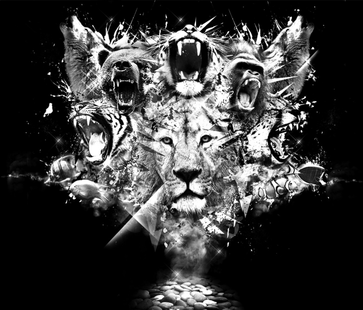 Fondo de pantalla King Of Animals 1200x1024