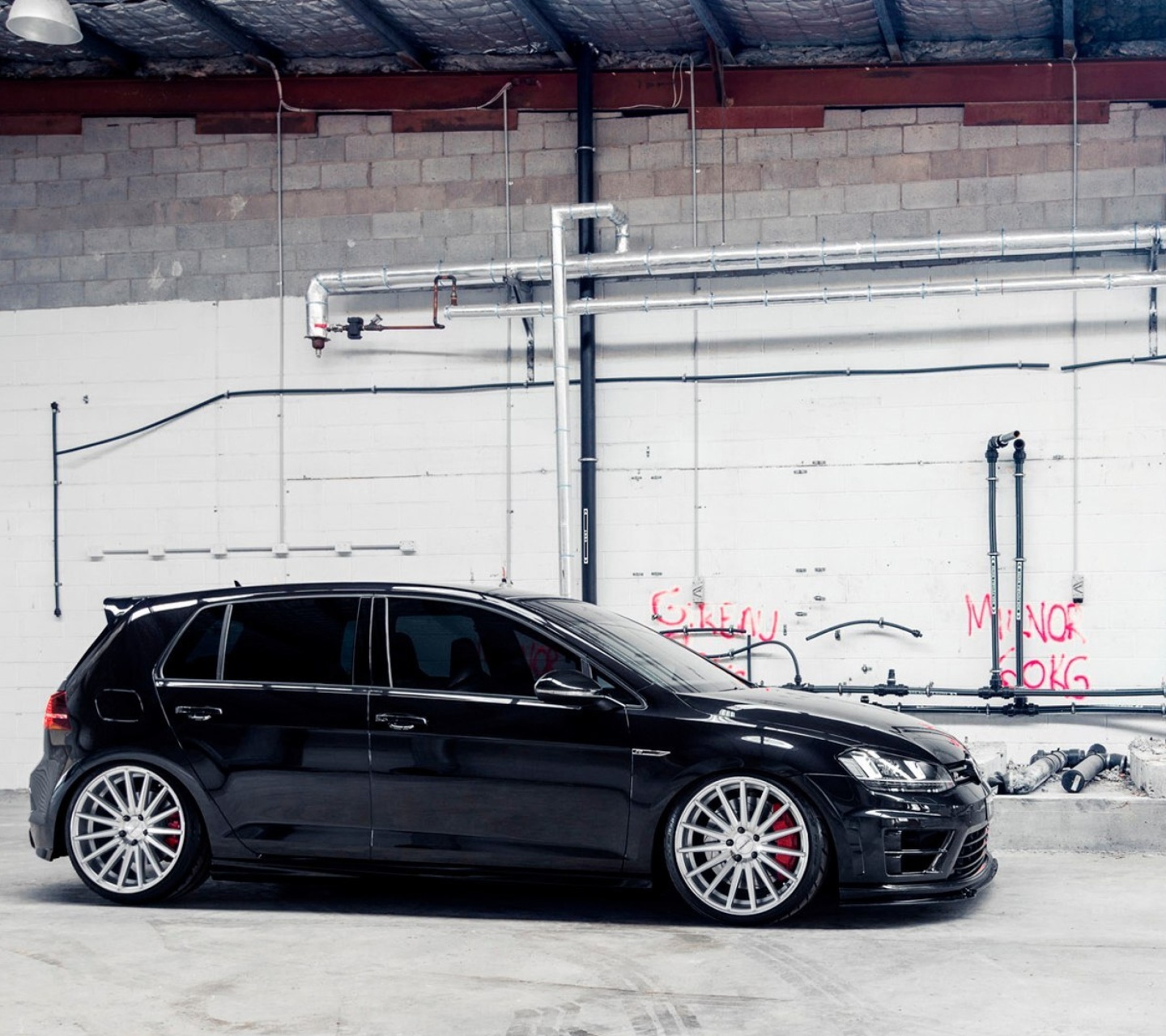 Sfondi Volkswagen Golf R 2 0T Vossen Wheels 1440x1280