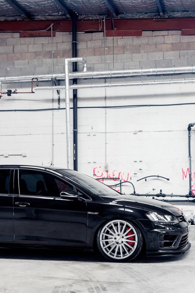 Volkswagen Golf R 2 0T Vossen Wheels screenshot #1 640x960