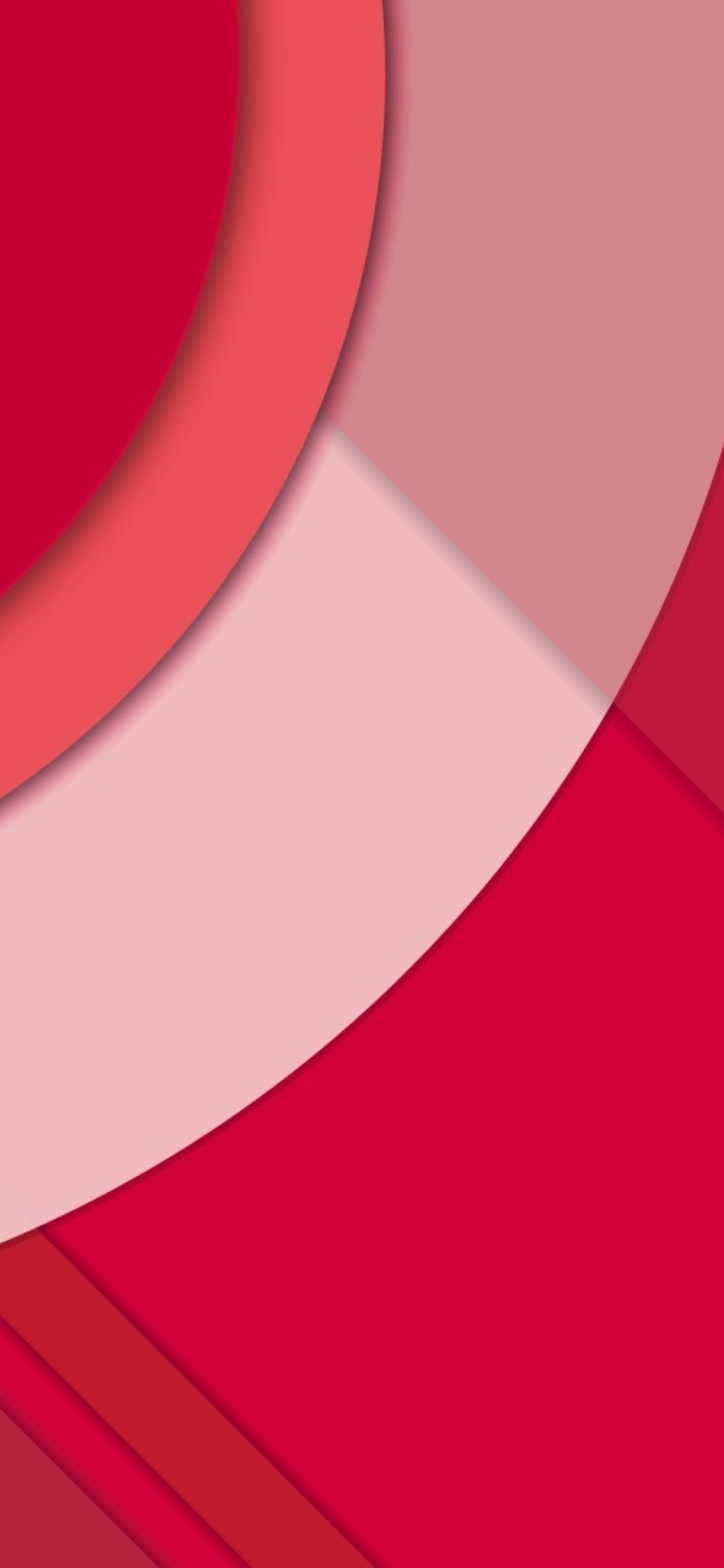 Screenshot №1 pro téma Vector 3d Pink Curved Paper 1170x2532