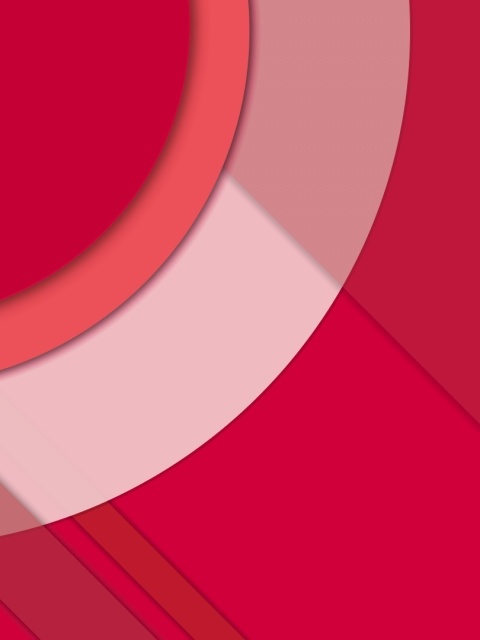 Screenshot №1 pro téma Vector 3d Pink Curved Paper 480x640