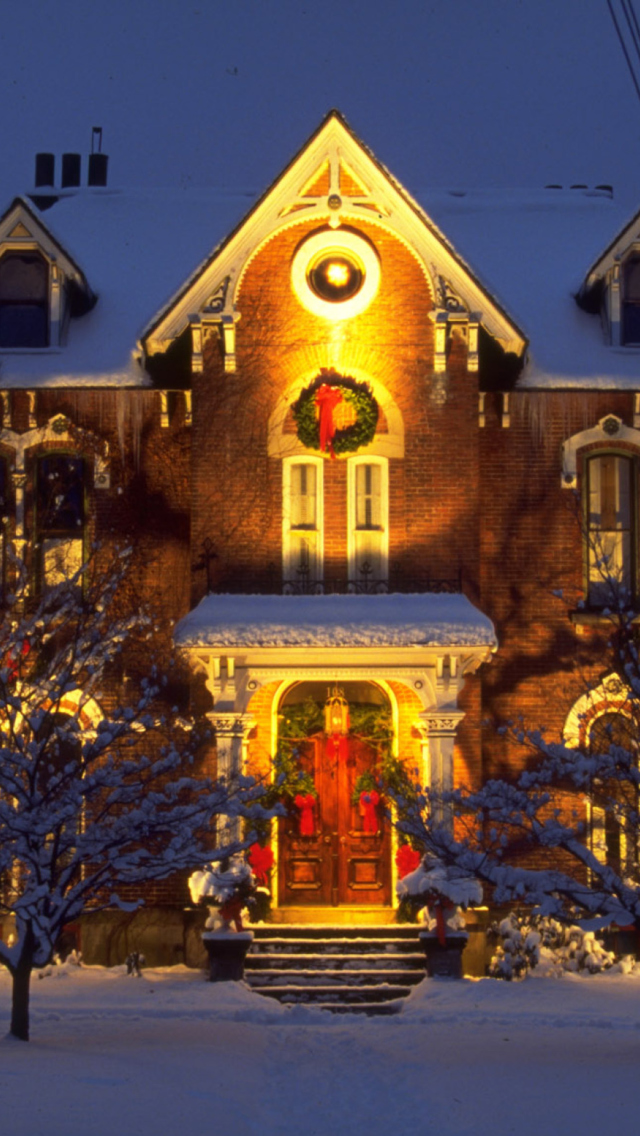 Обои Home Christmas Decoration 640x1136