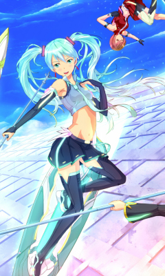 Hatsune Miku Vocaloid screenshot #1 240x400