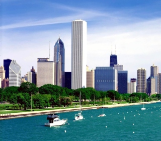 Michigan Lake Chicago sfondi gratuiti per 1024x1024