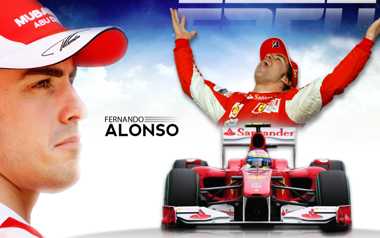 Fernando Alonso wallpaper 1280x800