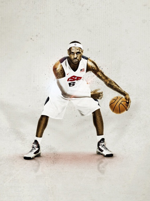 Fondo de pantalla Nike USA Basketball 480x640