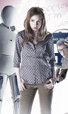 Das Doctor who, Karen Gillan Wallpaper 240x400