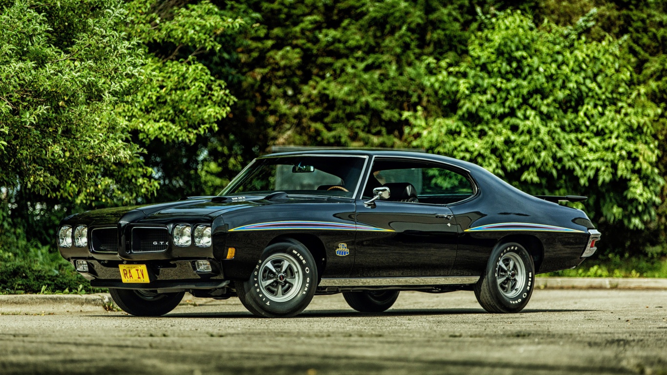 Sfondi 1970 Pontiac GTO 1366x768