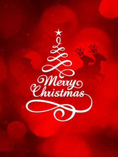 Das HD Merry Christmas Wallpaper 240x320
